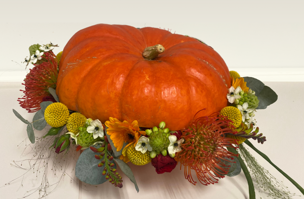 Wokrshop bloemschikken Herfststuk met natuurlijke materialen